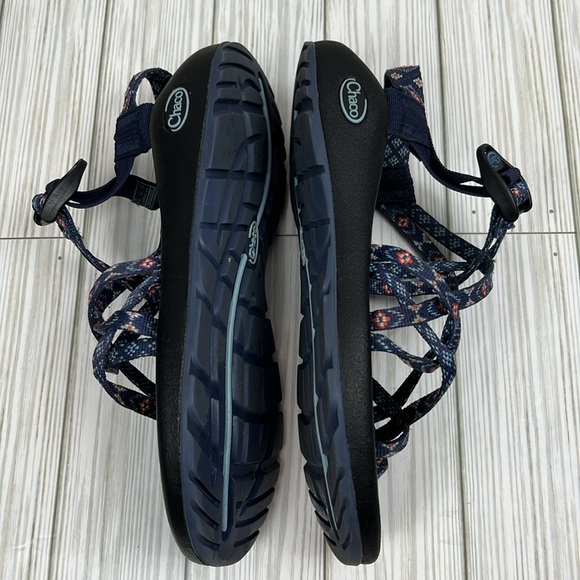 CHACO Z Cloud X Comfort Women’s Sandals Southwest Aztec Blue Size 8 - Picture 4 of 8